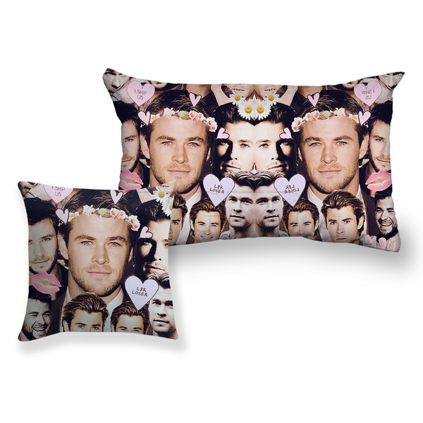 chris hemsworth pillow case