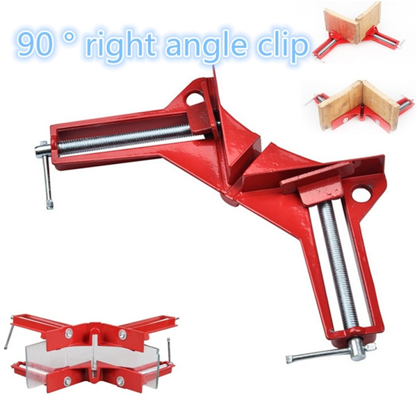 Woodworking 90Degree Right Angle Picture Frame Corner Clamp Clip Holder Hand Kit 
