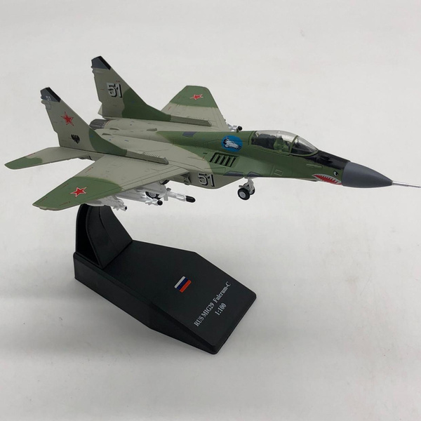 MIG-29 Fighter Die-cast Plane Model Scale 1:100 