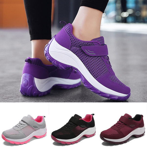 mesh running shoes womens