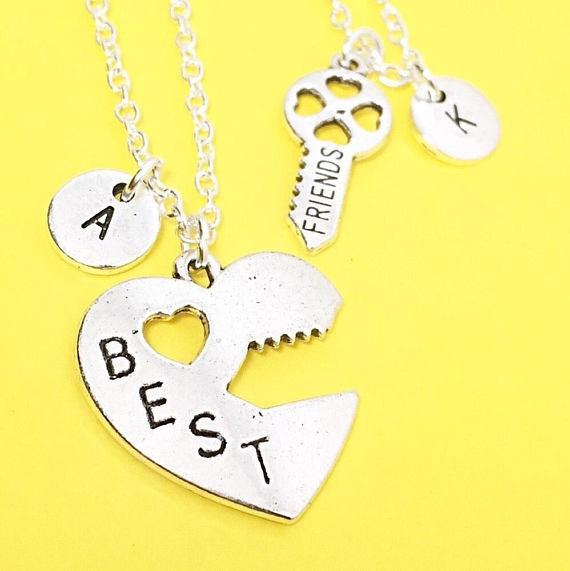 Best Friend Necklace for 2, Best Friend Gift for 2, BFF Gift, Friend  Necklace, Heart Halves Necklace, Bff Necklaces, Heart Jewellery - Etsy