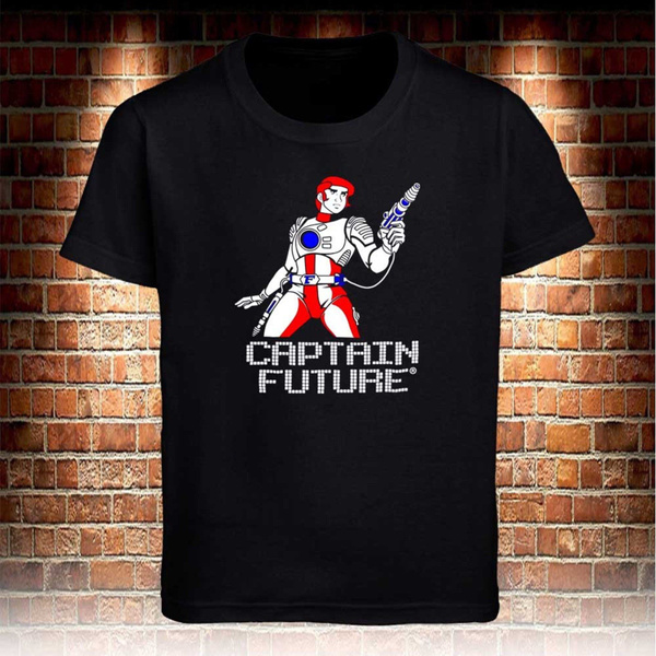 Captain Future 80er Comic Kult Science Fiction Black Mens T Shirt Fashion Cotton Tops Size S 3xl Wish