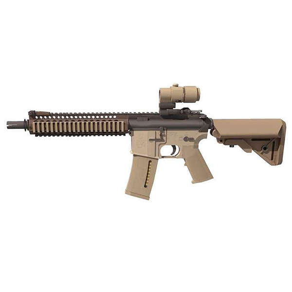 DIY 1:1 MK18 Assault Rifle Gun Paper Model Assemble Hand Work 3D Puzzle ...