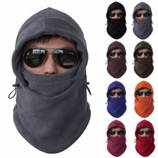 6 in 1 Thermal Fleece Balaclava Outdoor Ski Masks Bike Cycling Beanies Winter Mask Hats Hot