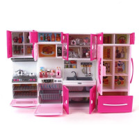 barbie kitchen set for girls