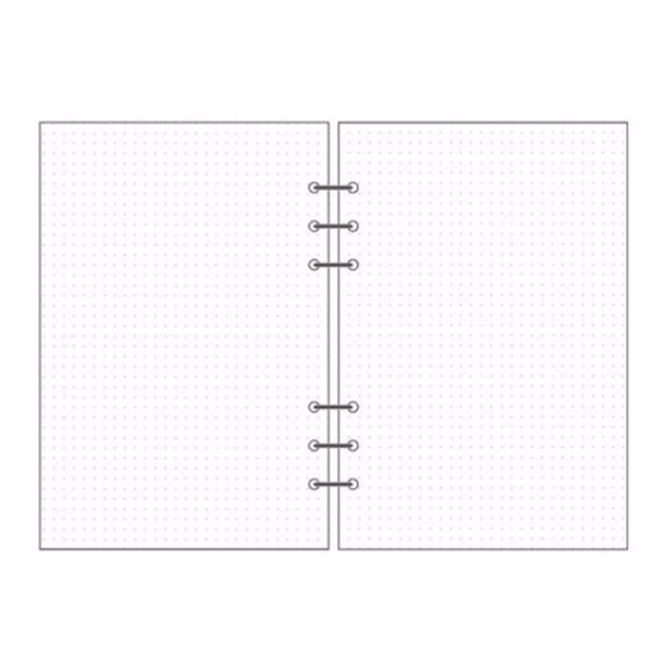 Dot Grid Planner Inserts, Bullet Journaling Notebook Refills