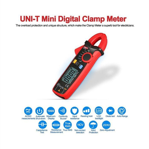 High Accuracy Clamp Meter Digital Multimeter Ampere Meter Voltage