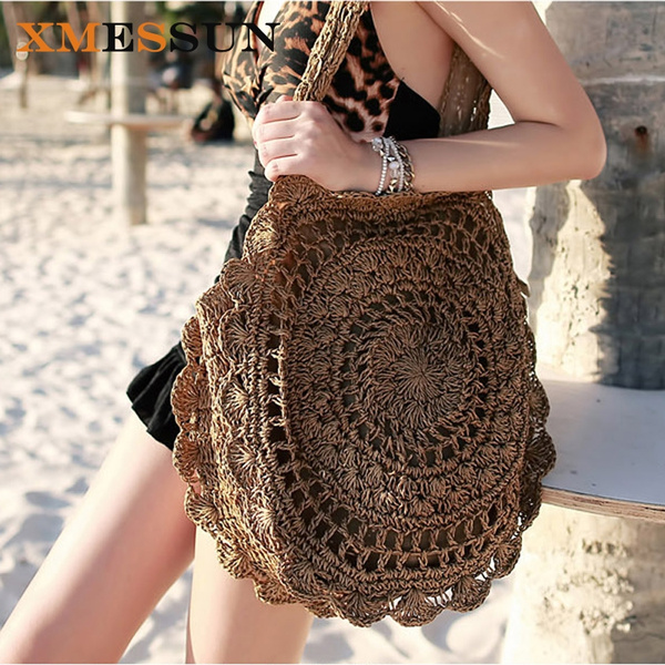 circle beach bag