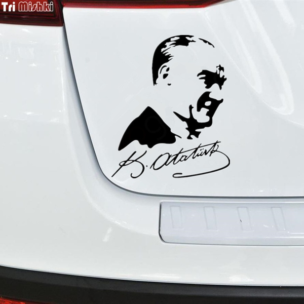 2 Stück stabile Halterung für KFZ-Nummernschilder Kennzeichenhalterung Nummernschildhalterung für Auto-Kennzeichen 52 X 10 cm Mustafa Kemal Atatürk Auto Kennzeichenhalter