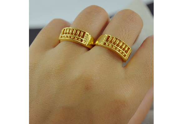 Abacus deals gold ring