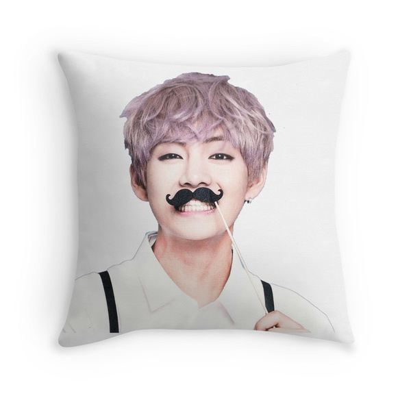 V Kim Taehyung - BTS Throw Pillow Case Cushion Cover Home Decor
