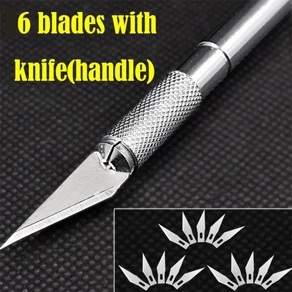 1 Exacto Knife Style + 6 blades #11 x-acto Hobby Multi tool Crafts Cutting