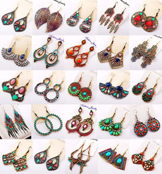 Dangle Earring, Jewelry, Assorted, exaggerated