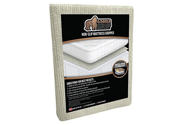 The Original Gorilla Grip (TM) Mattress Gripper, Available in Queen, Full,  King, Futon, Cal King, Full Twin, and Twin XL, Locks Mattress In Place, 10  Year Guarantee. (Queen)