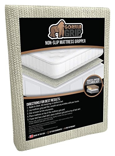 The Original Gorilla Grip (TM) Mattress Gripper, Available in Queen, Full,  King, Futon, Cal King, Full Twin, and Twin XL, Locks Mattress In Place, 10  Year Guarantee. (Queen)