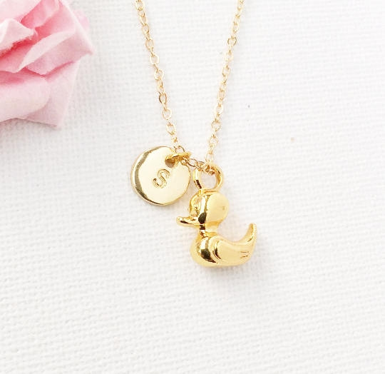 Flying Duck Necklace in 9ct White Gold | Gold Boutique