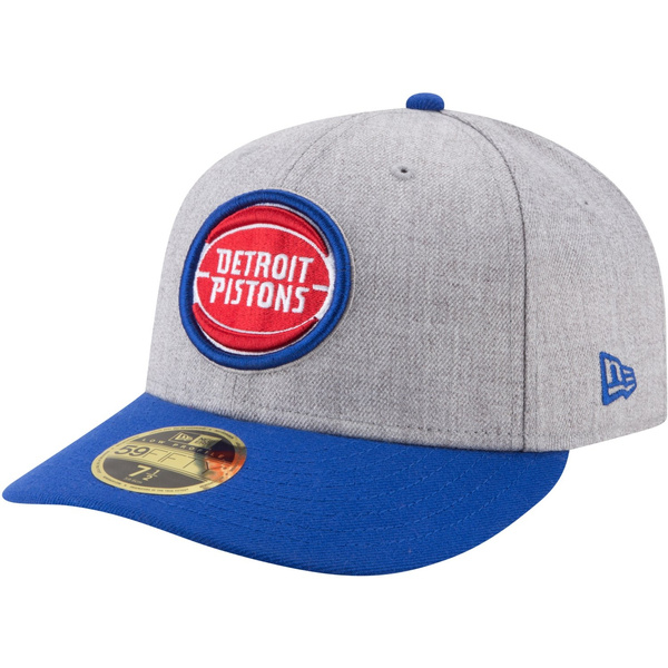 New Era 59fifty Low Profile Cap Nba Detroit Pistons Wish