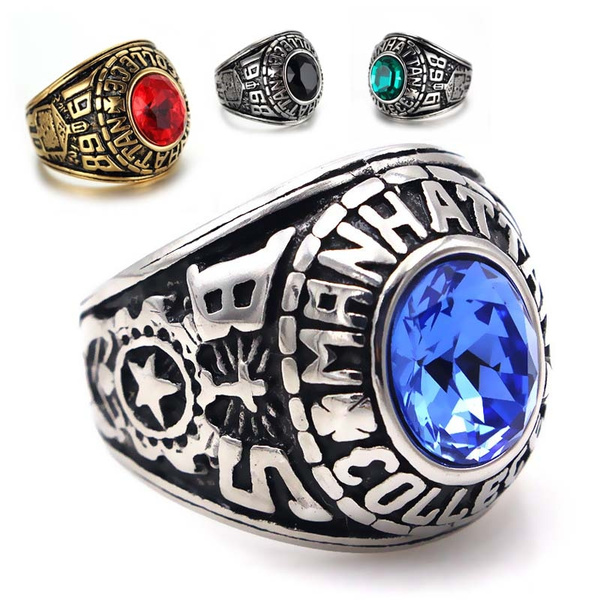 Manhattan on sale college ring