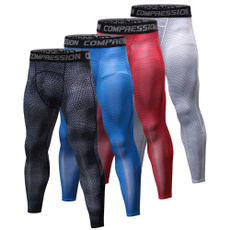 Men Tights Pants Athletic Compression Tight Leggings Dry Fit