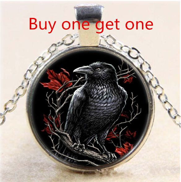 Raven/Crow Planchet Necklace