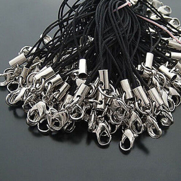 Mix-Colors Strap Charm Lariat Lanyard W/Lobster Clasp Cords for Cellphone/USB