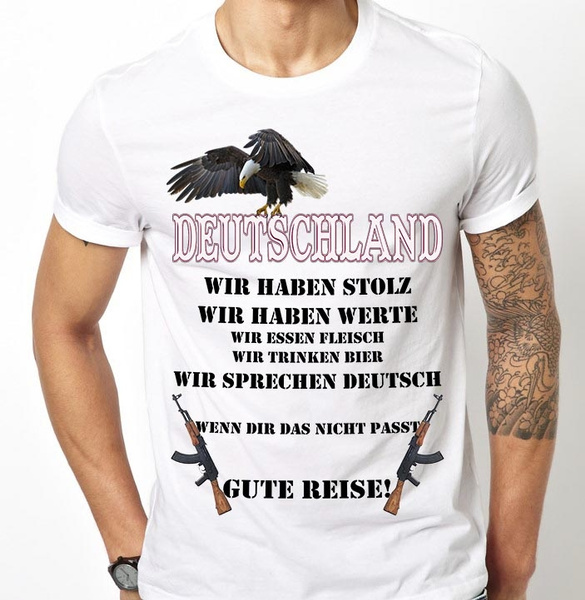 Deutschland Germany Adler Print Tshirt Wish