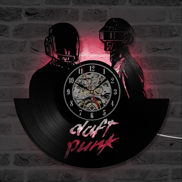 Daft Punk Crystal Logo Clock