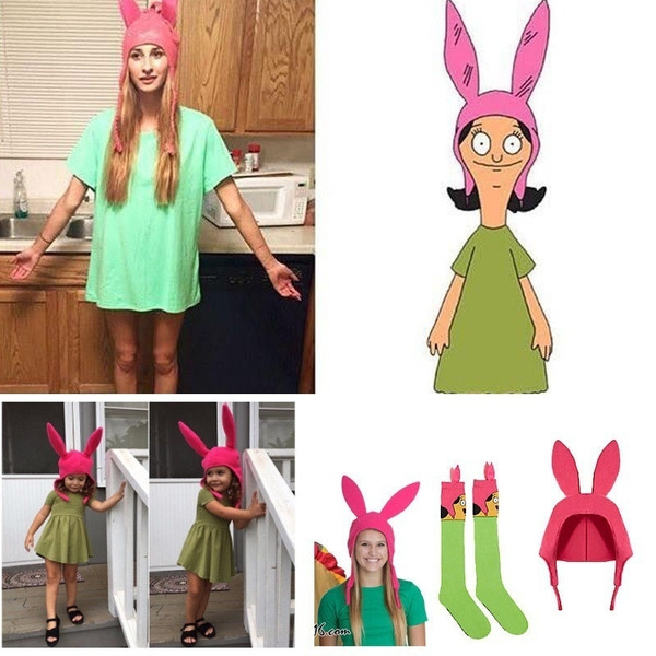 pink bunny ears hat bob's burgers