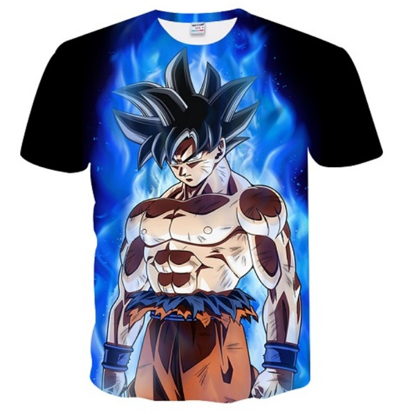 Brand Dragon Ball Z T Shirt Men Fashion Men S Casual T Shirt Short Sleeve Cotton Goku Anime Print Cosplay 3d T Shirt Homme Tops Wish