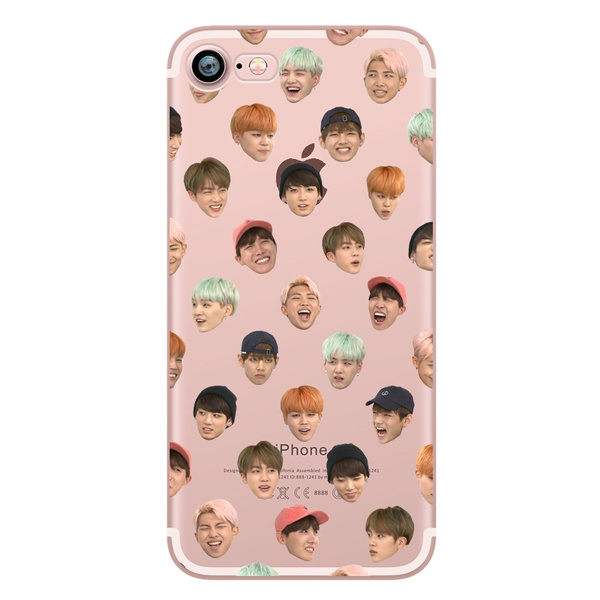 High Quality Phone Cases BTS Bangtan Boys Soft Transparent Cover Case for iPhone X 8 7 6 6S Plus 5 5S SE 5C