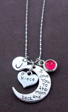 Love, Jewelry, Gifts, moonnecklace