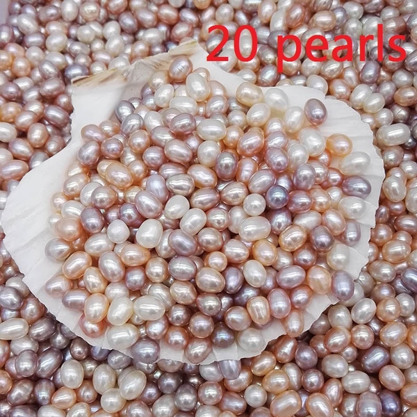 20 pcs Love Best Wishes Pearl Natural Mussel Pearl Oyster Drop