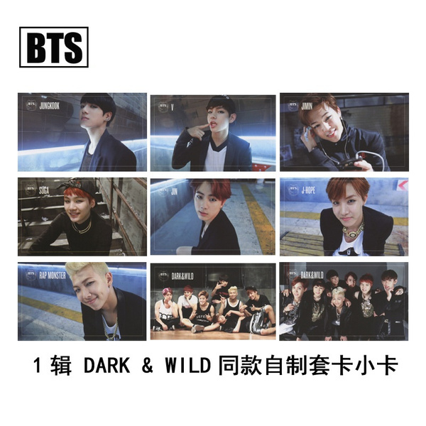 Bts Dark Wild Photo Cards Autograph Collective Photocard Poster Wish