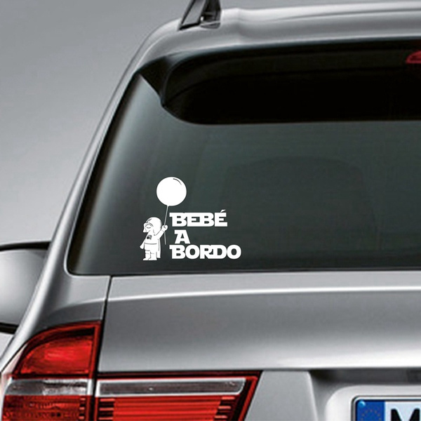 Spanish Version Star Wars Car Stickers Bebe A Bordo Vinyl Decal Sticker Coche Darth Vader Wish