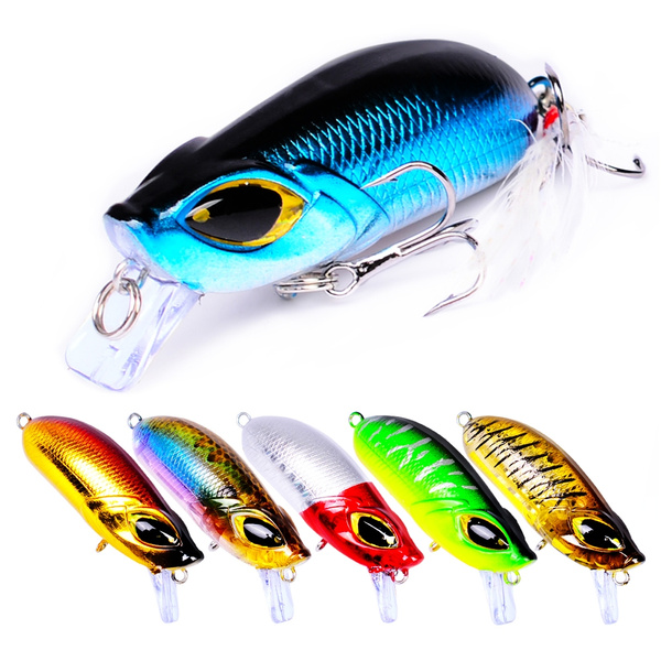 1Pcs 3D Eyes Hard Bait Minnow Fishing Lure 5.5cm-2.17/8.26g-0.29oz Fatty  Crankbait Lures Bright Color Pesca Fishing Tackle