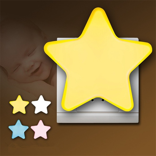 Star Night Light plug-in wall lamp home decoration children's room EU/US plug 