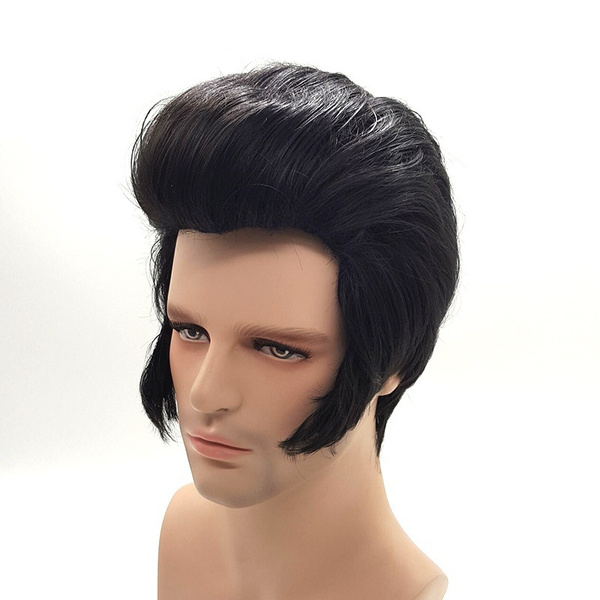 Elvis Presley Hairstyle Short Wigs for 