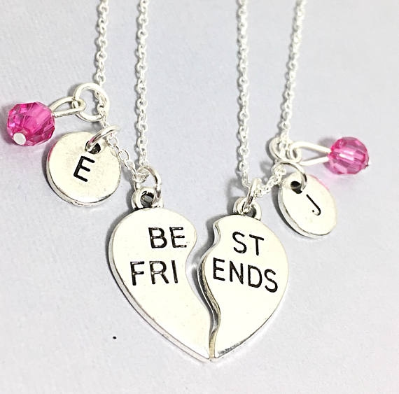 Buy Butishop 4Pcs Best Friend Necklace BFF Half Heart Matching Necklaces  Friendship Bracelets Forever Pendant Necklaces for Women Girls Boys Jewelry  Gifts Online at desertcartINDIA