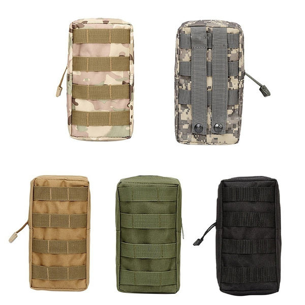 Military Molle Belt First Aid Pouch Tactical Camping Hunting Medical Bag Case 