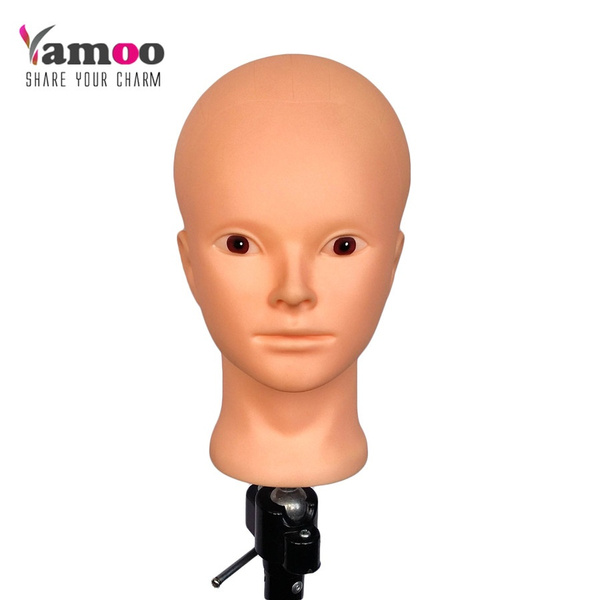 Male Mannequin Head with Makeup