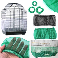 1 PC Seed Catcher Guard Mesh Bird Cage Case Cover Skirt Traps Clean Cage (Just Mesh Cover, Not Include The Birdcage)