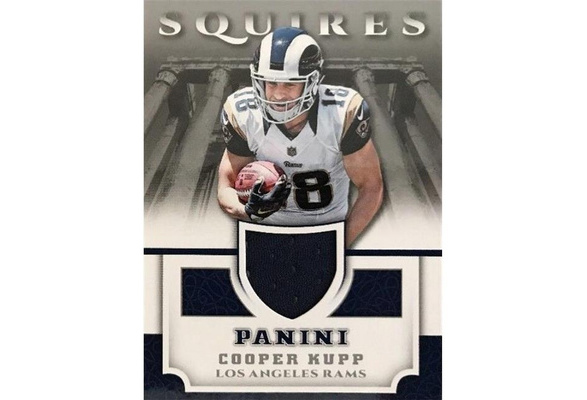 Cooper Kupp player worn jersey patch football card (Los Angeles