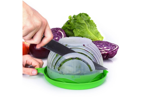 60 Seconds Salad Cutter Bowl Easy Salad Maker Tools Fast Fresh Fruit  Vegetable Chopper Kitchen Tool Gadgets Cutter kitchen Accessories