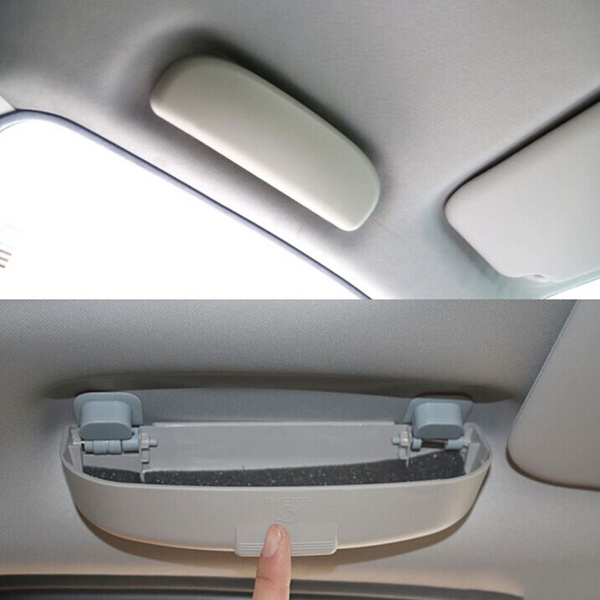 Door Handle Auto Interior Car Storage Box Sunglasses Holder Buckle  Installed Glasses Case