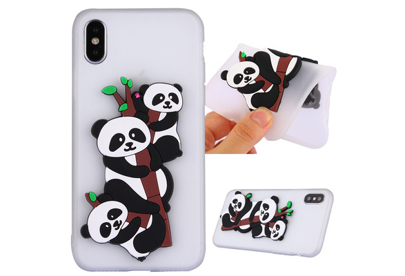 3D Cute Panda Cases For Iphone 7 7 8 Plus 6s 6 Plus Case Lovely