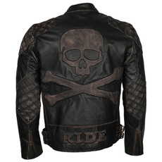 motorcyclejacket, skullleatherjacket, Fashion, riderjacket