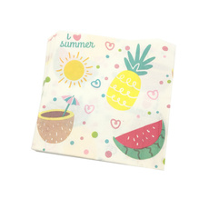 Summer, tissuenapkin, napkin, birthdayparty
