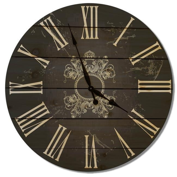 Day Dream CLPB24 24 in. Parisian Cedar Wall Clock Wish