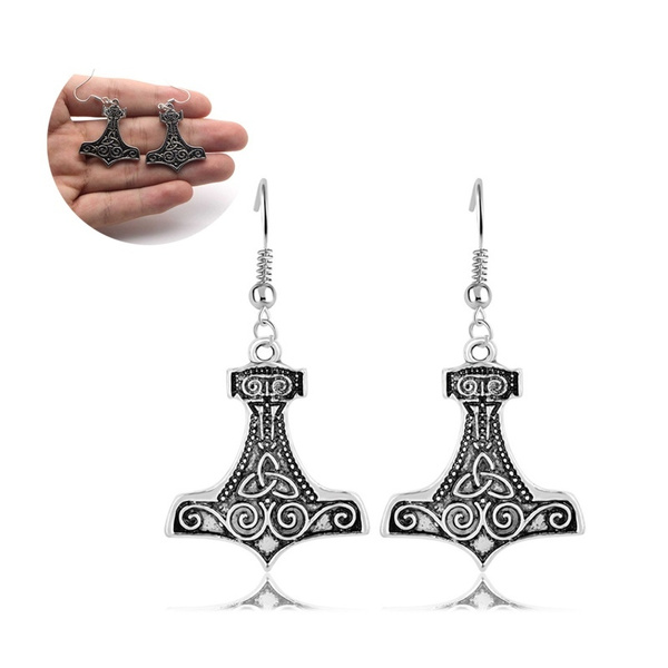 mjolnir earrings