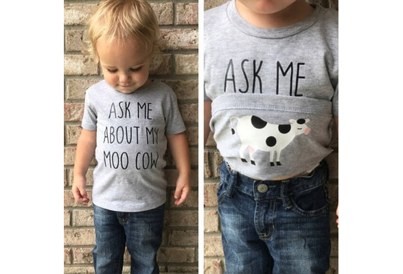 Ask Me about My Moo Cow Shirt- Funny 